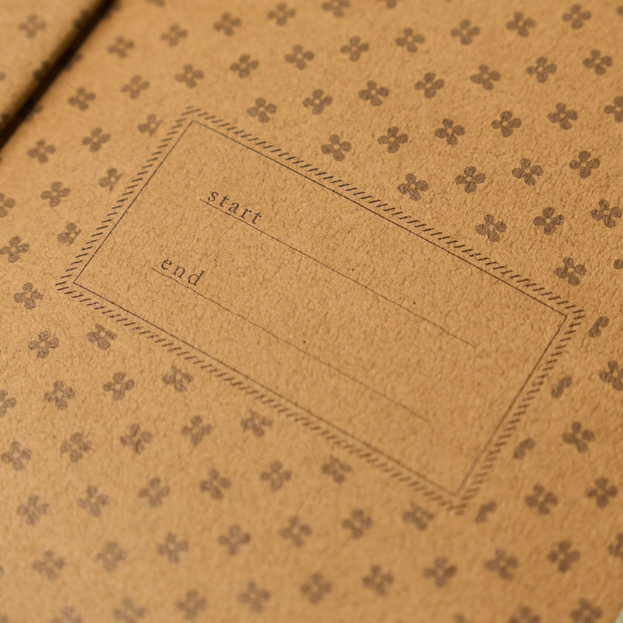 1 Day 1 Page Foil Stamped Clothbound MD Diary / Midori DESIGNPHIL - bungu