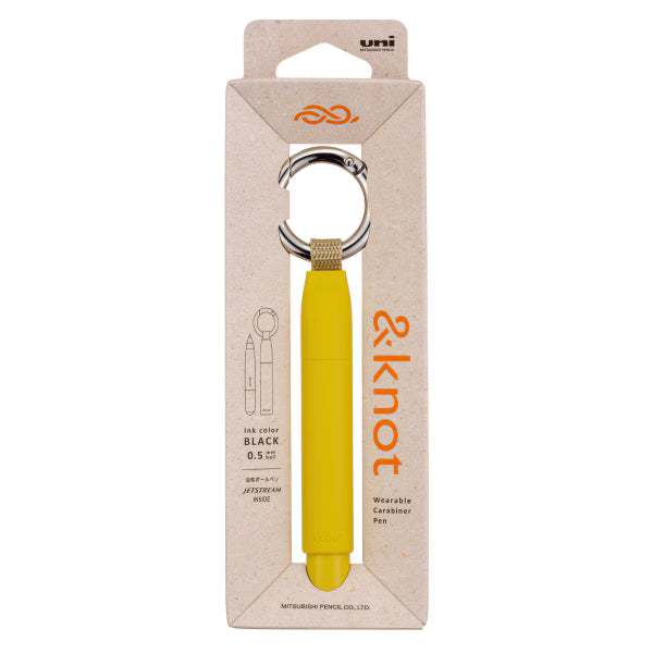 &knot Carabiner Ballpoint Pen Jetstream 0.5mm / uni Mitsubishi Pencil
