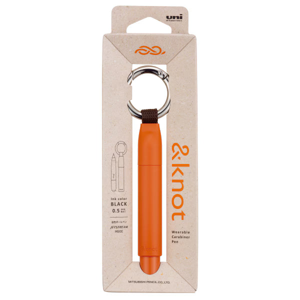 &knot Carabiner Ballpoint Pen Jetstream 0.5mm / uni Mitsubishi Pencil
