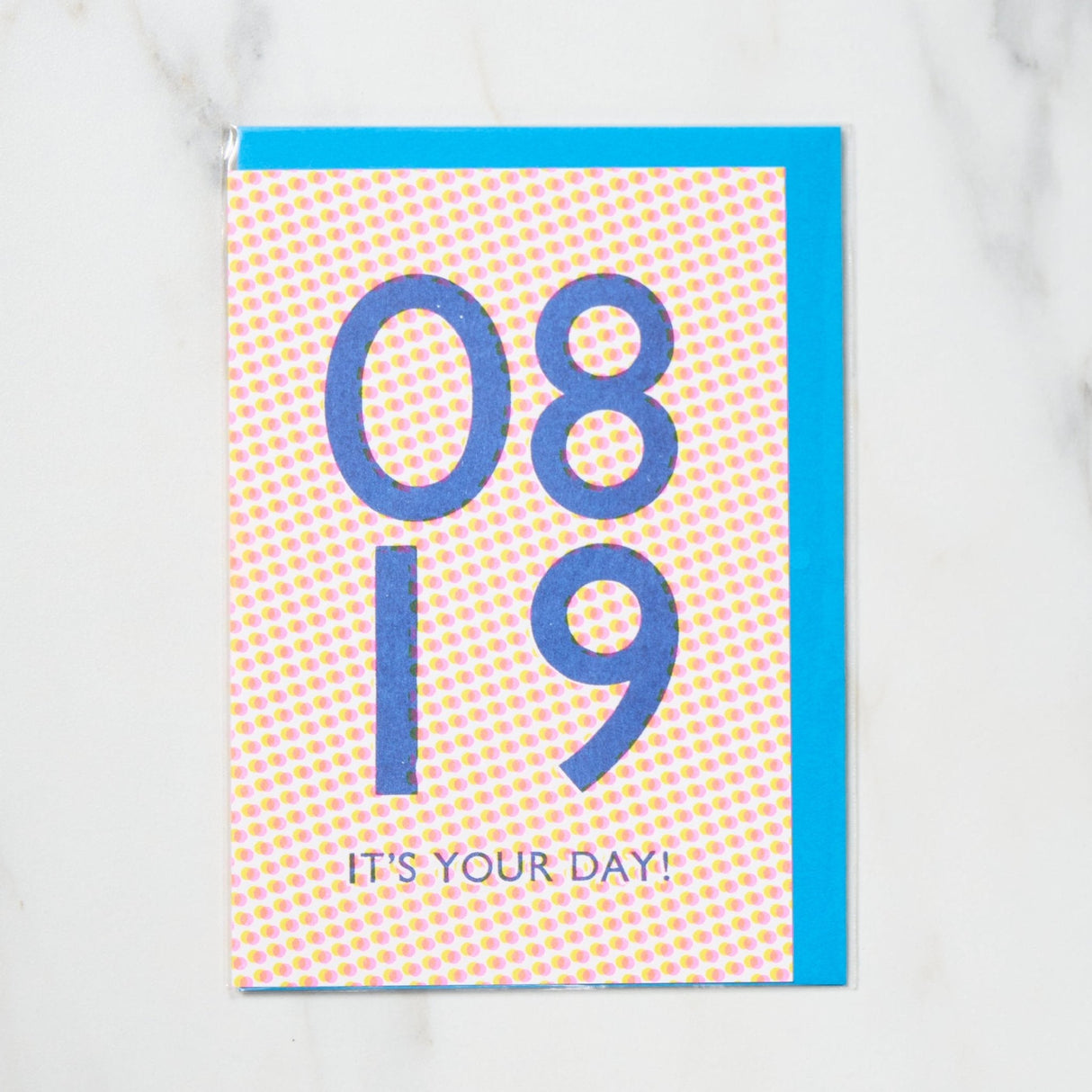 365 Find Your Day Card AUGUST / Letterpress Letter - bungu