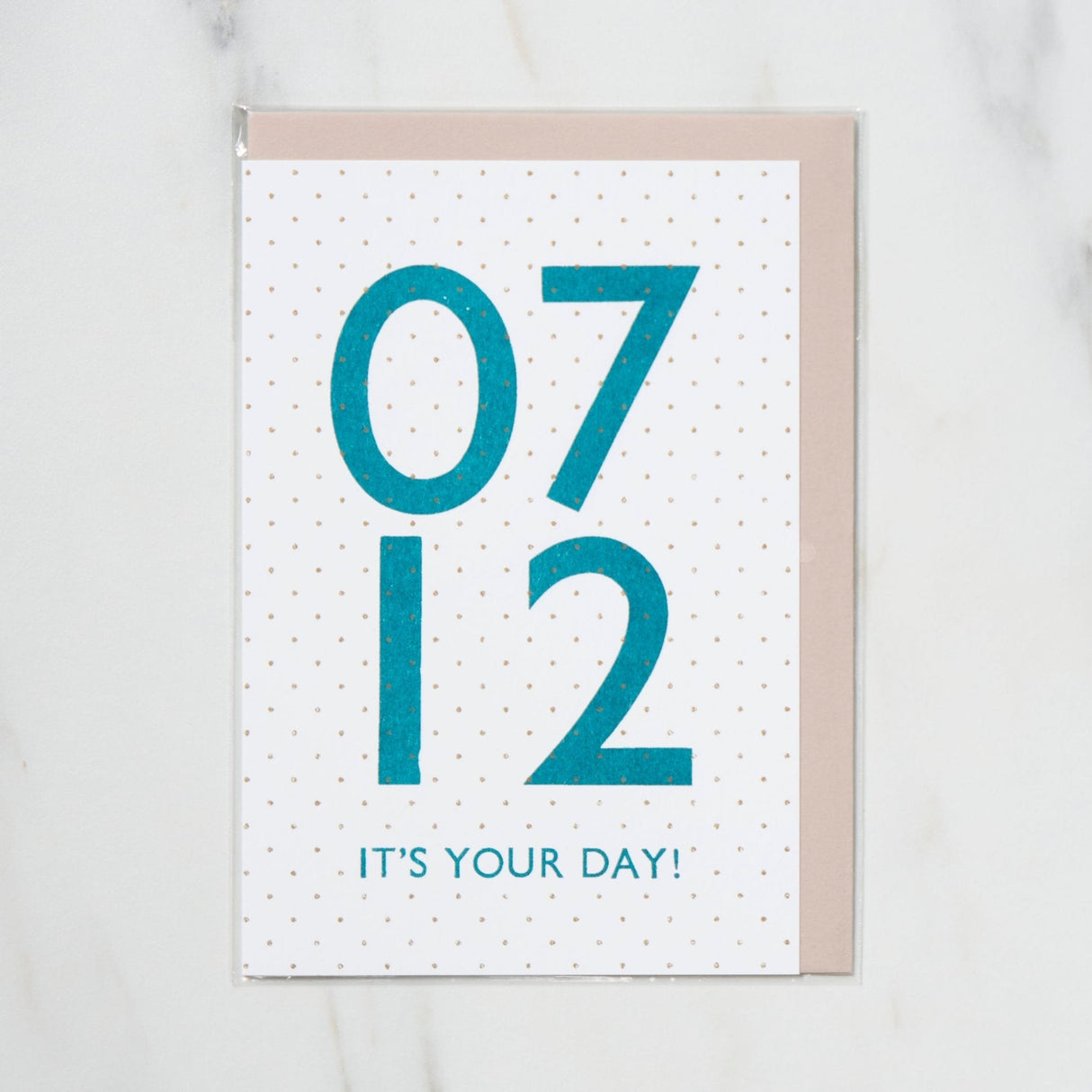 365 Find Your Day Card JULY / Letterpress Letter - bungu
