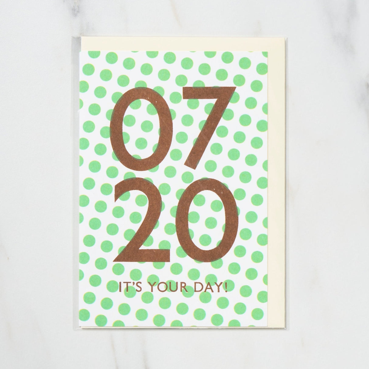 365 Find Your Day Card JULY / Letterpress Letter - bungu