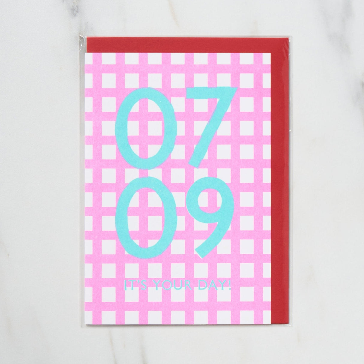 365 Find Your Day Card JULY / Letterpress Letter - bungu