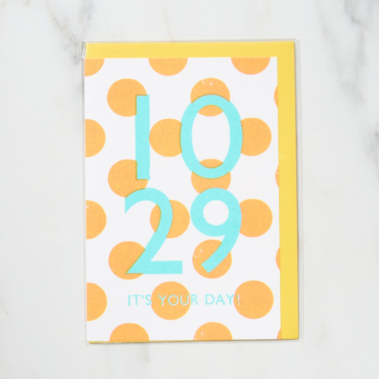 365 Find Your Day Card OCTOBER / Letterpress Letter - bungu