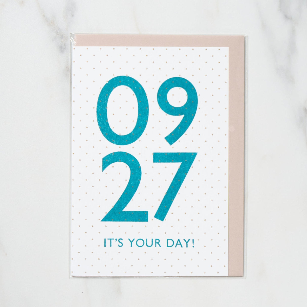 365 Find Your Day Card SEPTEMBER / Letterpress Letter - bungu