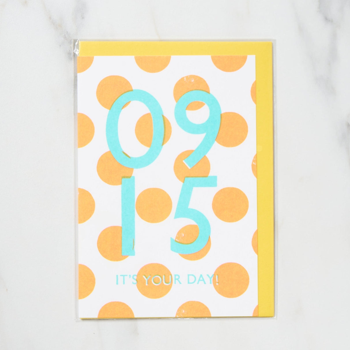 365 Find Your Day Card SEPTEMBER / Letterpress Letter - bungu