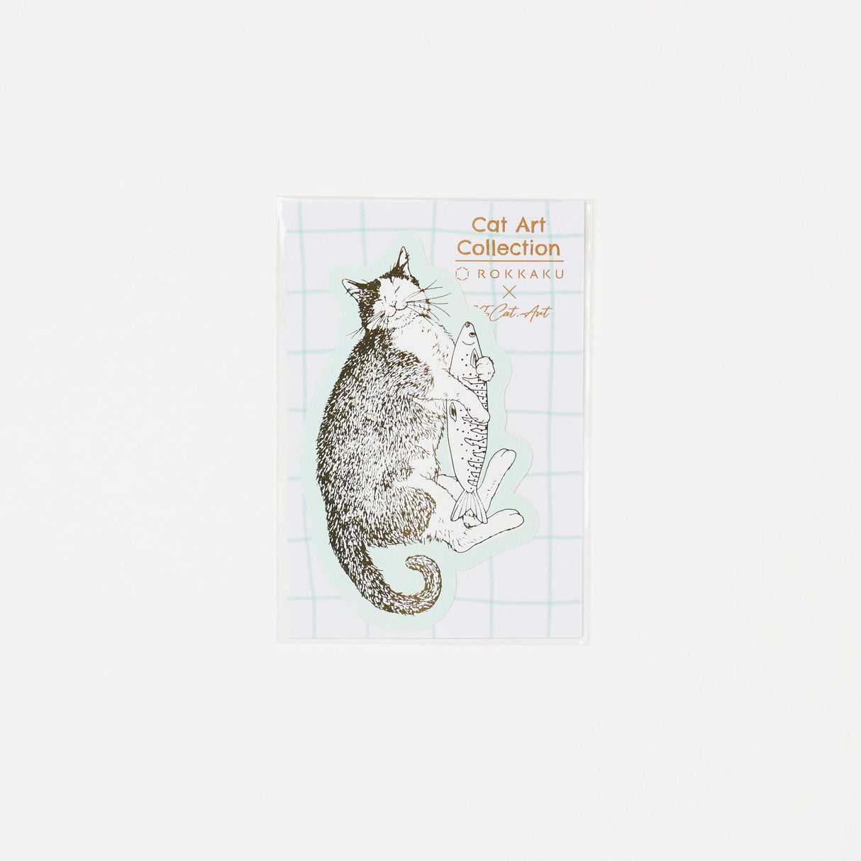 365Cat.Art Collection Foil Sticker / ROKKAKU - bungu