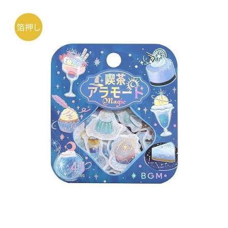 Kissaten Alamode Magic Foil Flake Stickers / BGM