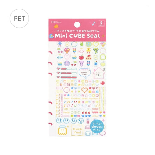 Mini Cube Sticker Sheet / BGM