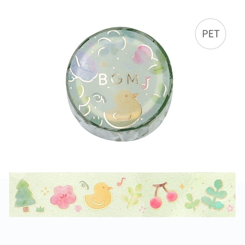 Clear Tape Foil Stamped Life Series / BGM