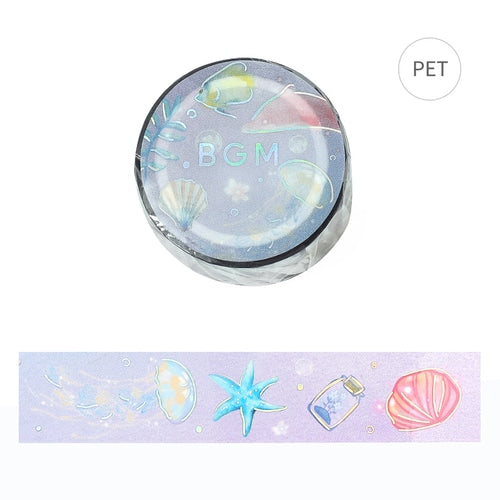 Clear Tape Foil Stamped Life Series / BGM