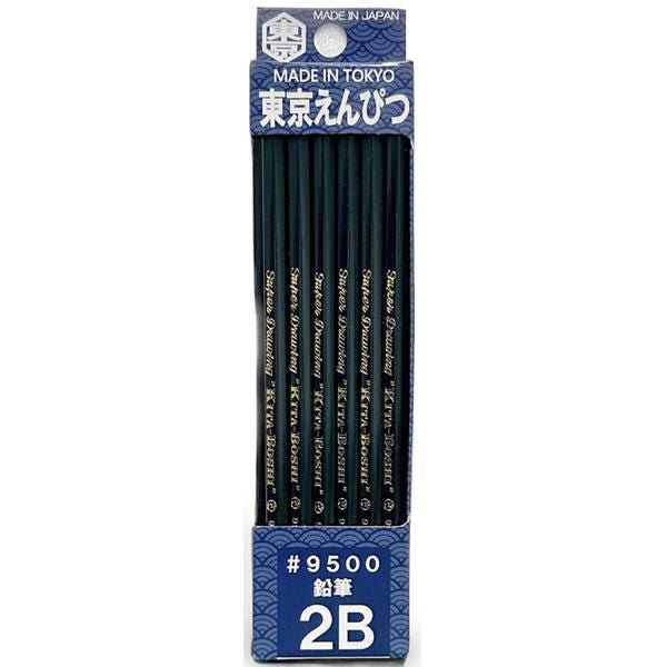 9500 Wooden Pencil 1 Dozen Pack / Kita - Boshi Pencil - bungu