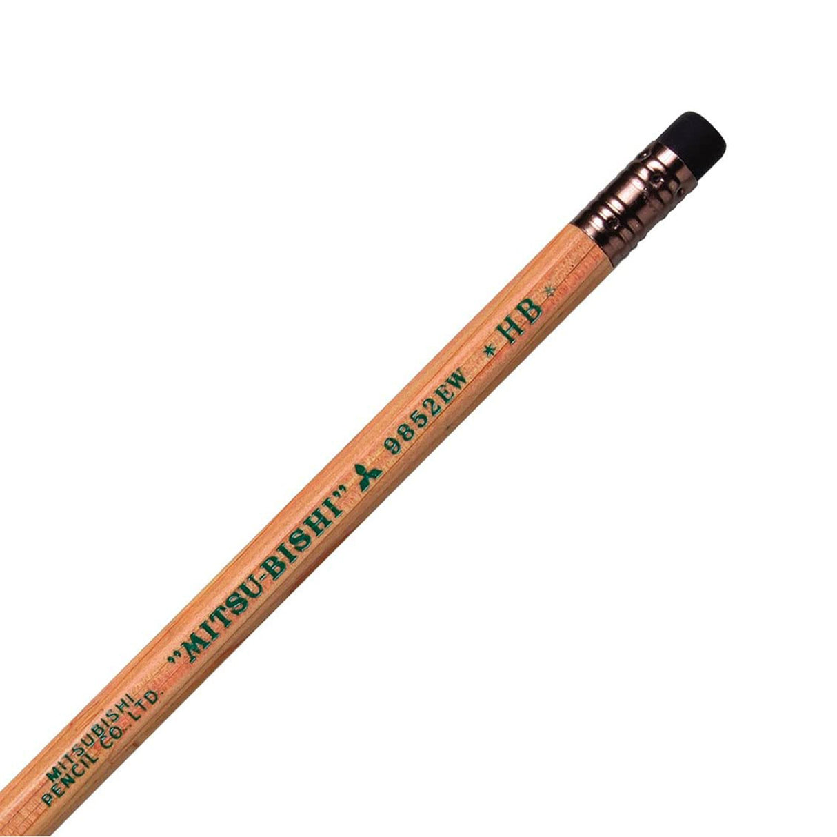9852 EW Wooden Pencils 1 Dozen Pack HB / Mitsubishi Pencil - bungu