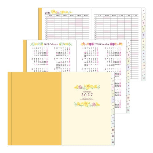 Country Time Floral Pocket Diary 2027 / MIDORI