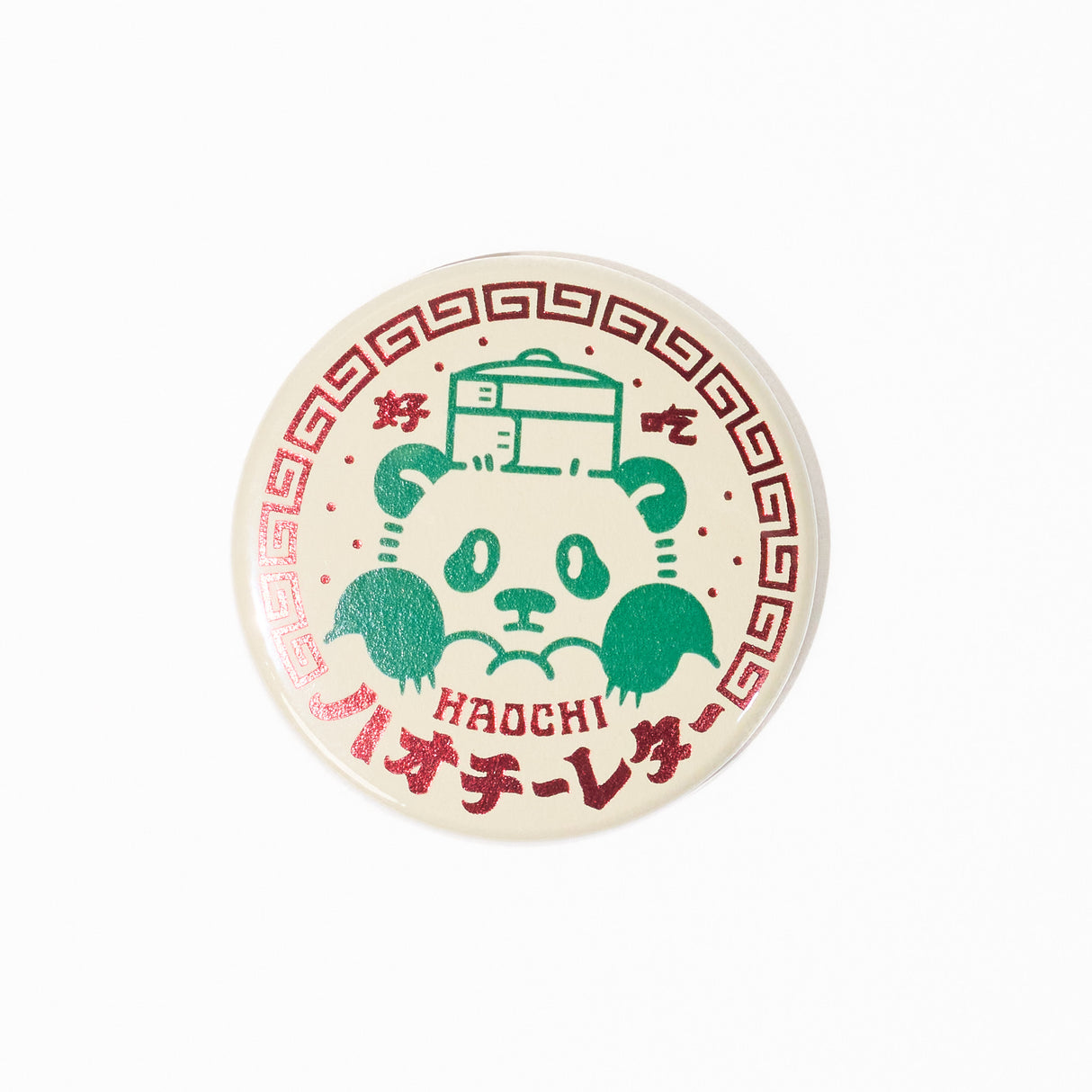 ROKKAKU x ob1toy Retro Post Foil-Stamped Badge / ROKKAKU