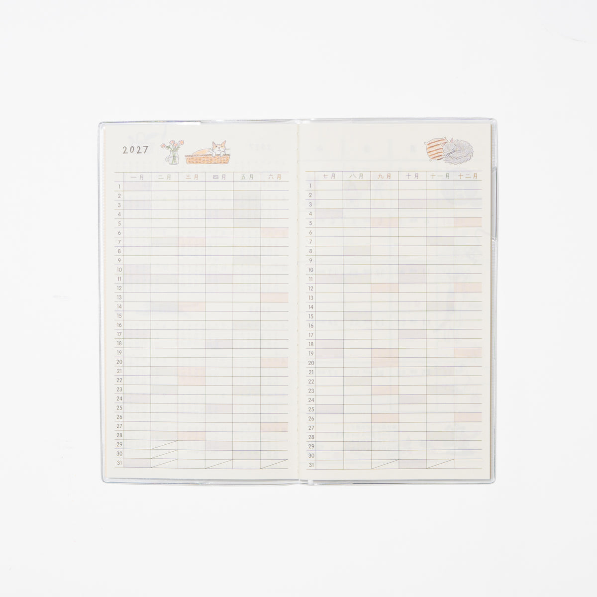 Cat Pocket Diary 2027 / MIDORI