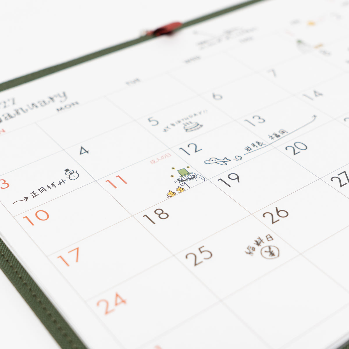 Ojisan Desk and Wall Calendar 2027 / MIDORI