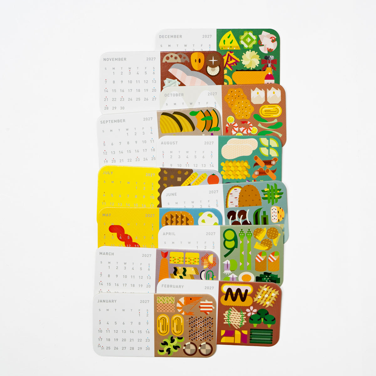 BENTO CALENDAR 2027 / ICHIKUDO