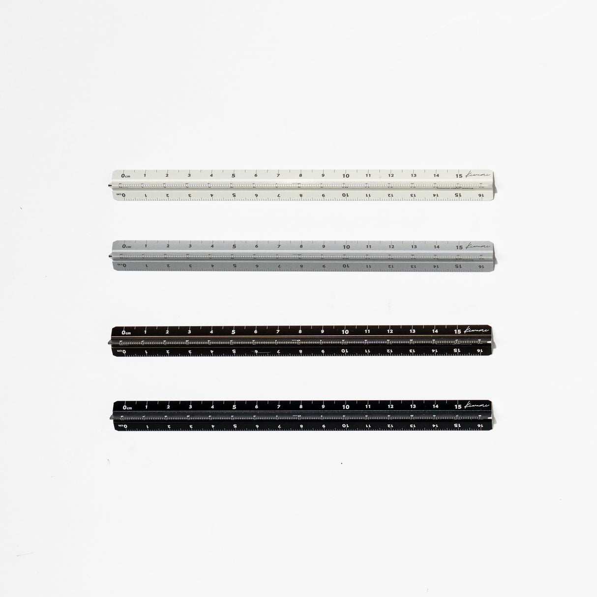Kiwami LR All-Aluminum 3-Face Ruler / KYOEI PLASTIC