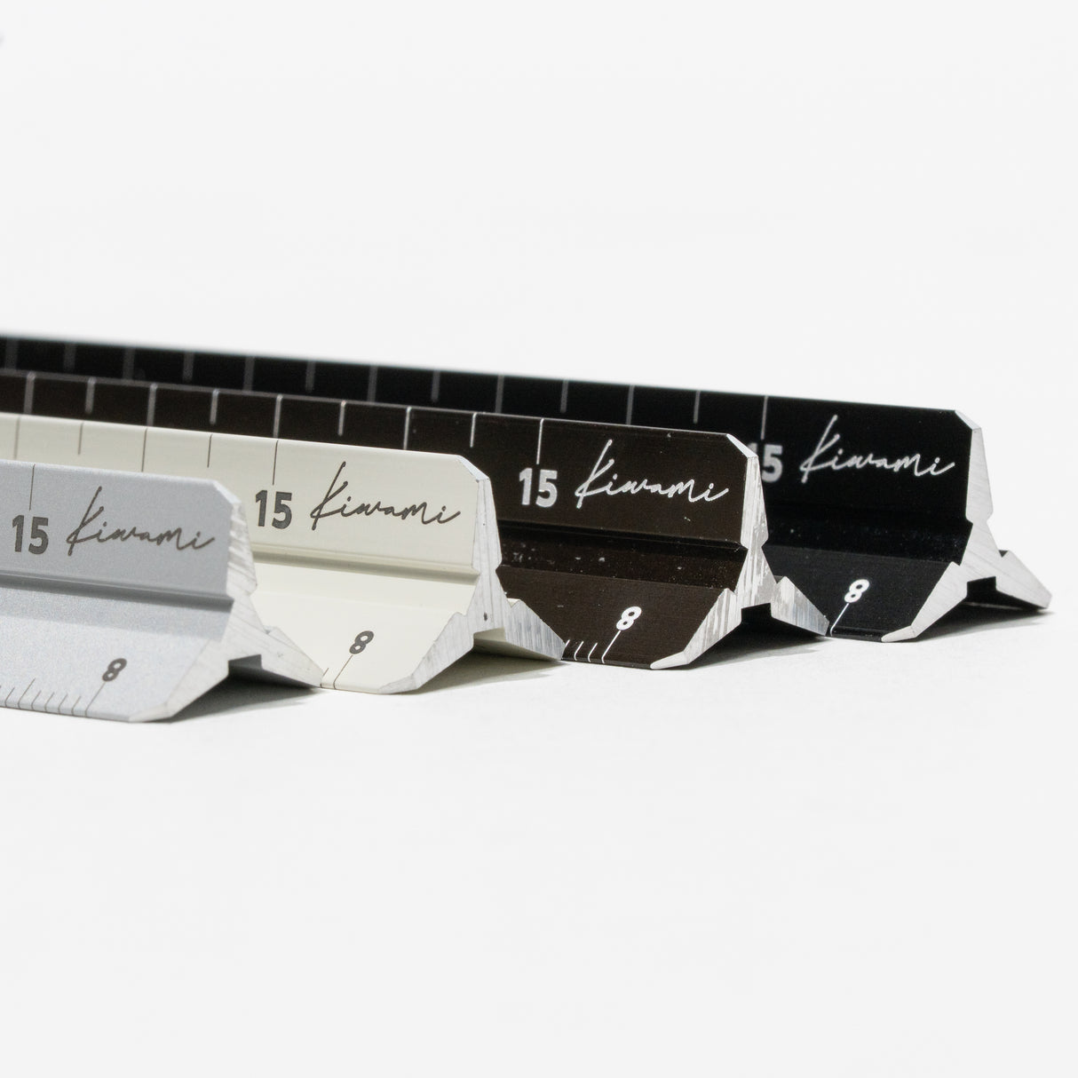 Kiwami LR All-Aluminum 3-Face Ruler / KYOEI PLASTIC