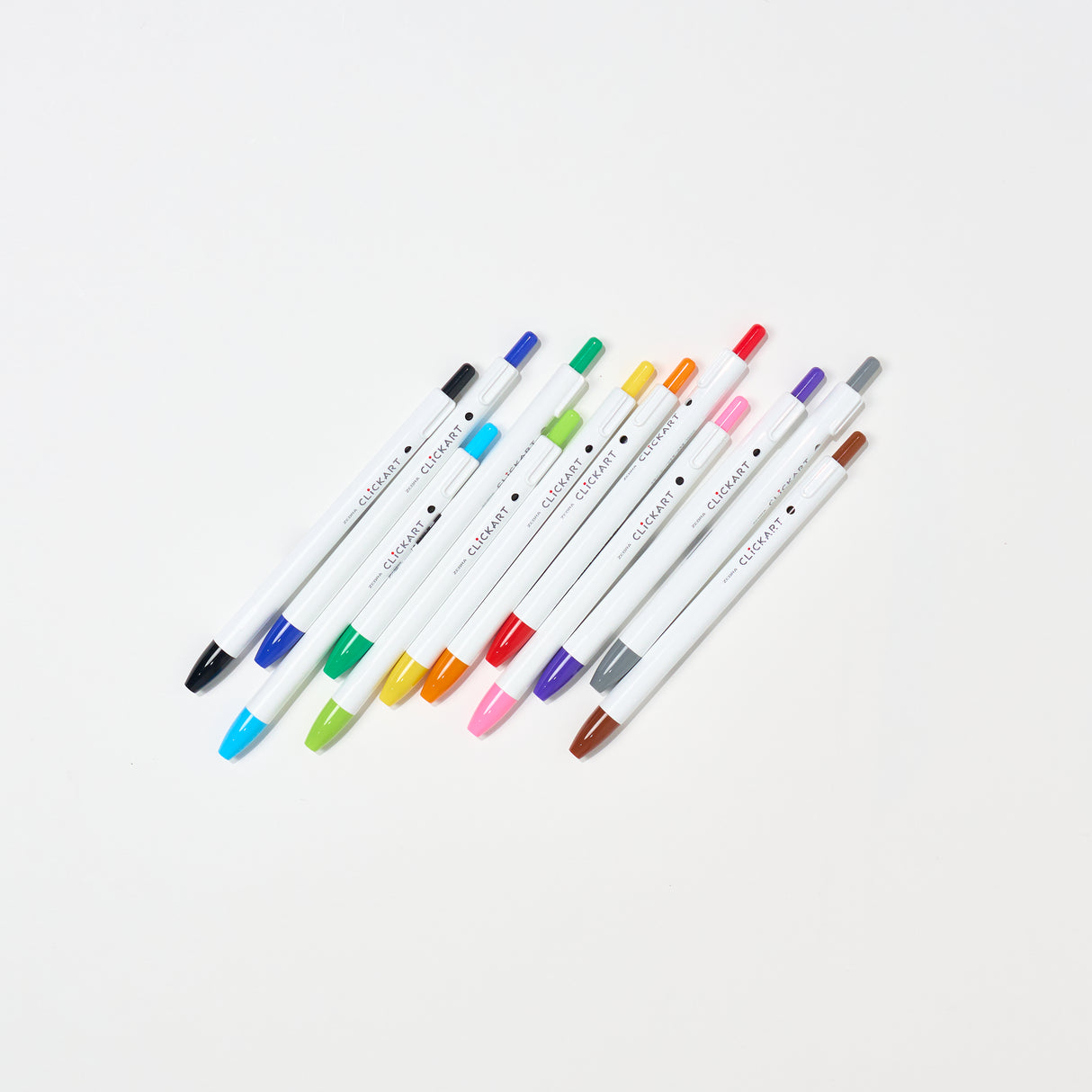 Clickart Water-Based Markers 12 Color Set / Zebra