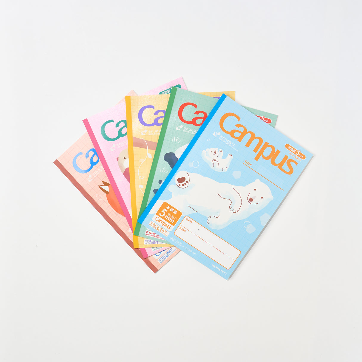 Campus Notebook Animal Grid Set