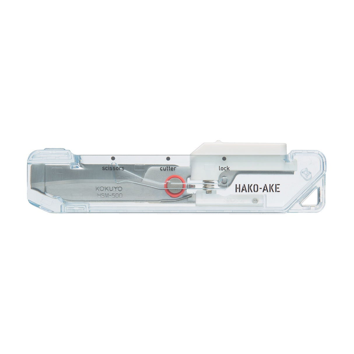 Hakoake 2-Way Portable Scissors Transparent Mechanism / KOKUYO
