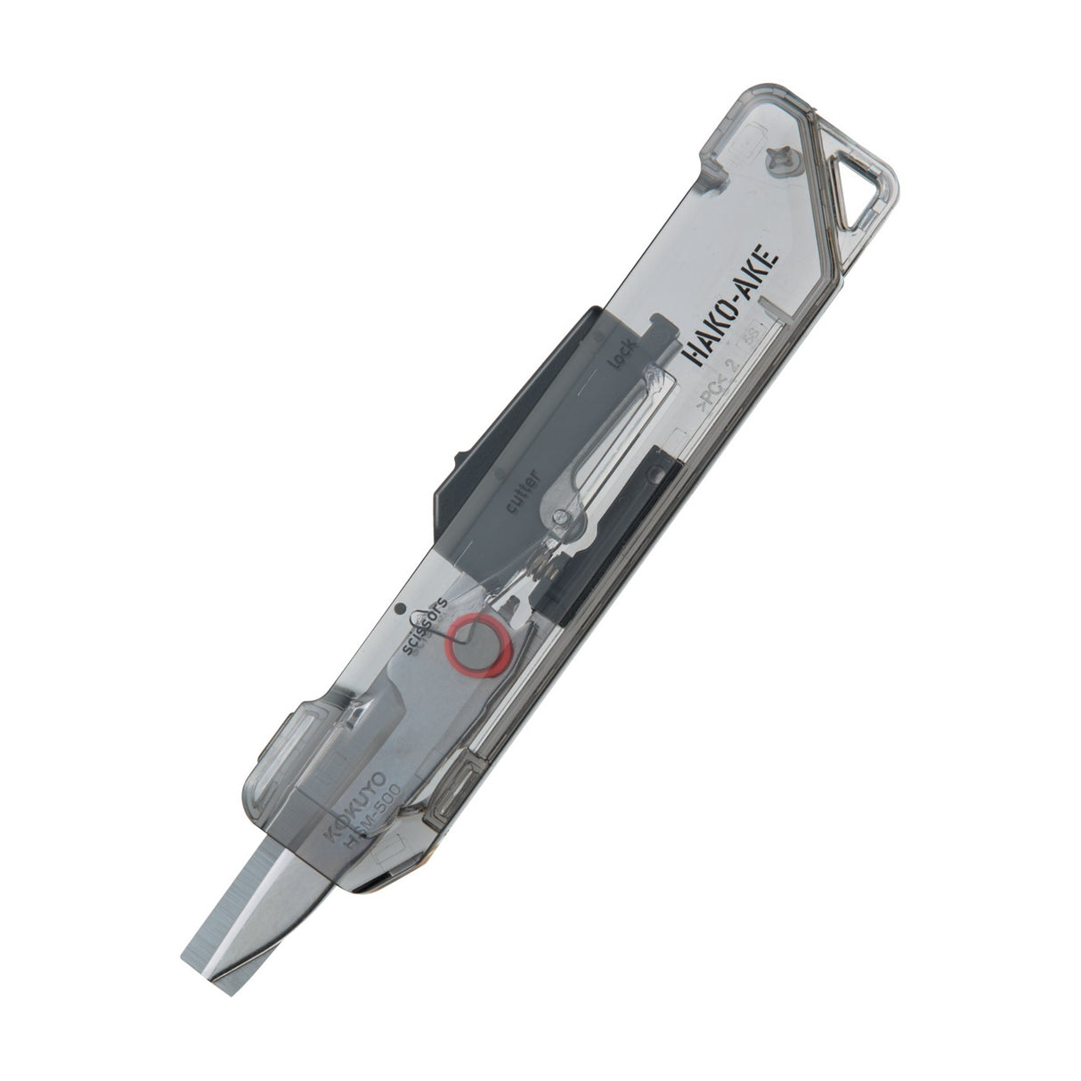 Hakoake 2-Way Portable Scissors Transparent Mechanism / KOKUYO
