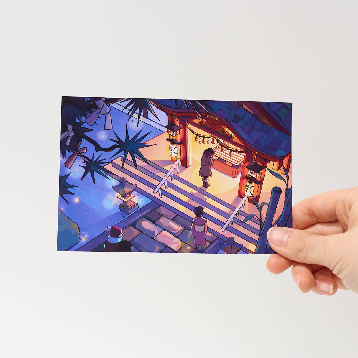 "A Quiet New Years" Postcard by Alithia / bungu - bungu