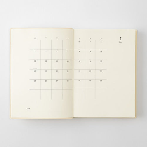 MD Notebook Diary 1 Day 1 Page 2027 / MD PRODUCT