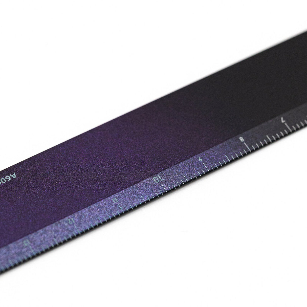 A6063 Iridescent Aluminum Ruler 15cm Yellow Knife / Luddite - bungu
