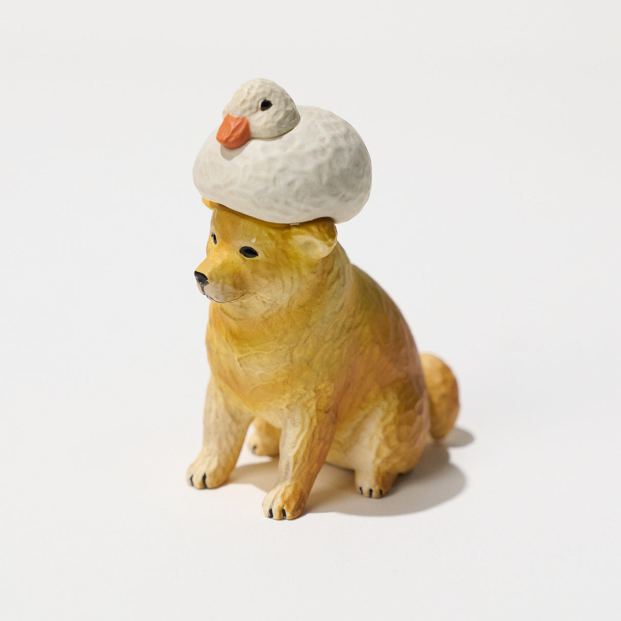 Akane Carved Duck & Dog Gacha Capsule - bungu