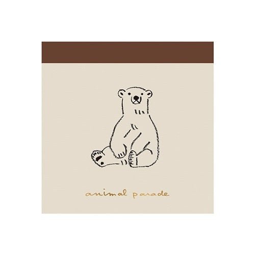 Animal Parade Memo Pad / RYU - RYU - bungu