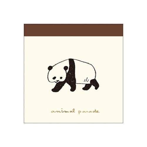 Animal Parade Memo Pad / RYU - RYU - bungu