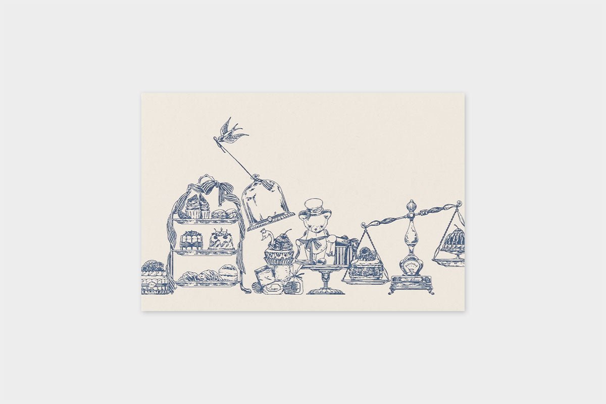Art Touch monpoche Letterpress Postcards / TOUCH & FLOW - bungu
