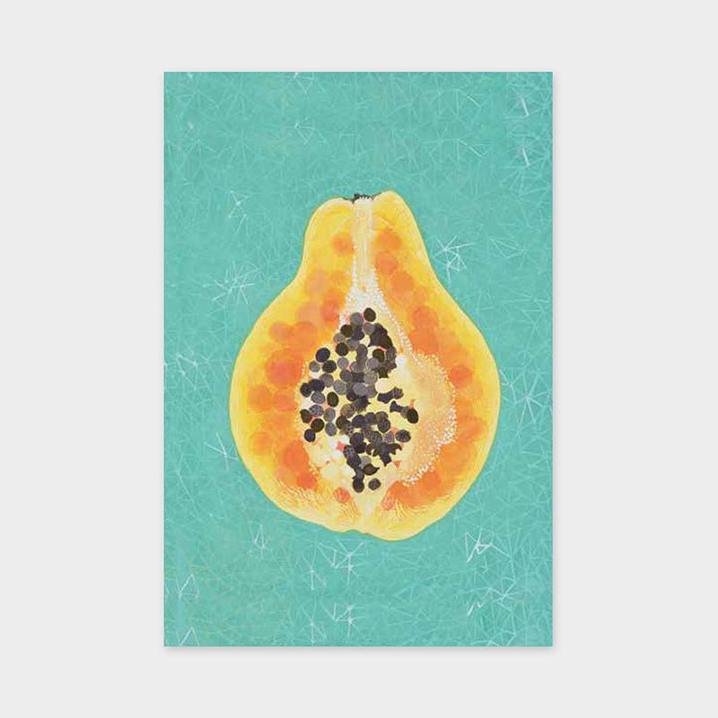 Art Touch Postcard Yuko Kurihara Floral Pattern / TOUCH & FLOW - bungu