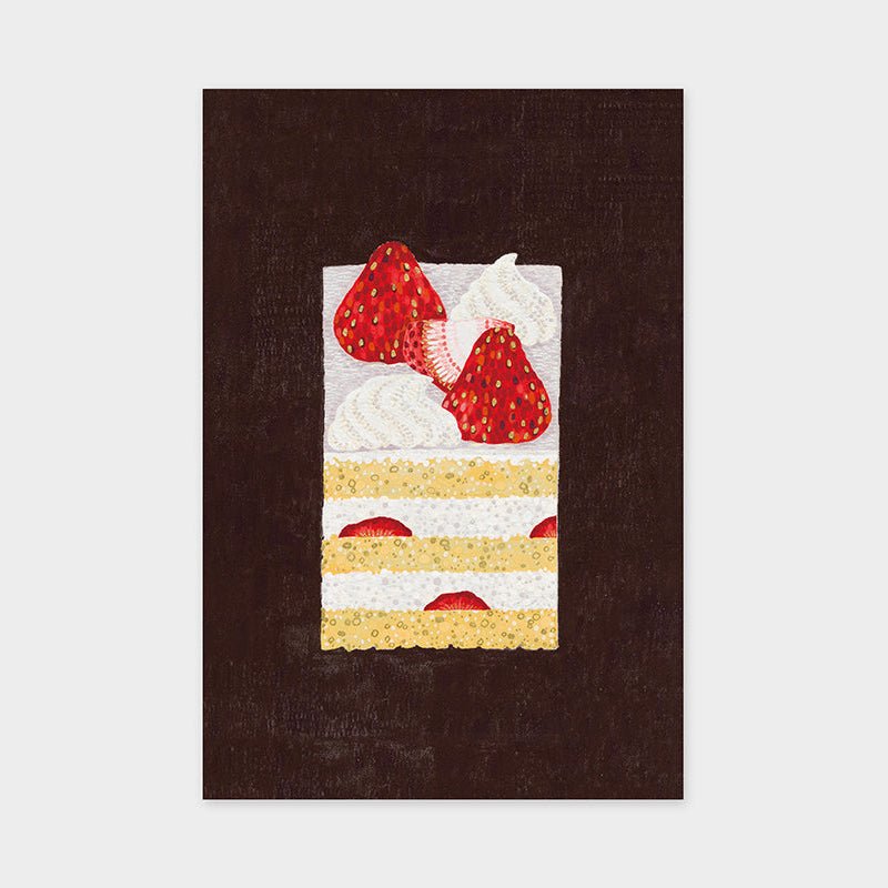 Art Touch Postcard Yuko Kurihara Floral Pattern / TOUCH & FLOW - bungu