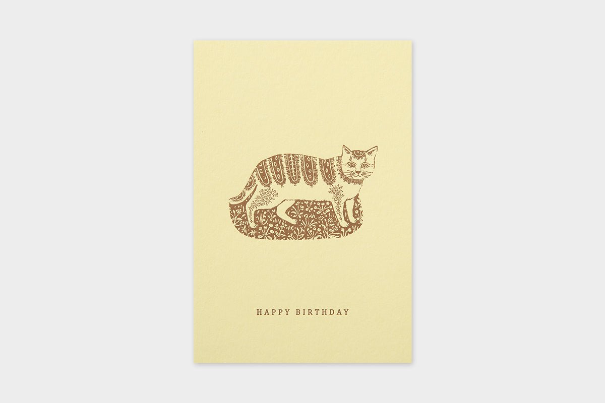 Art Touch Tamane Iwata Letterpress Postcard / TOUCH & FLOW - bungu
