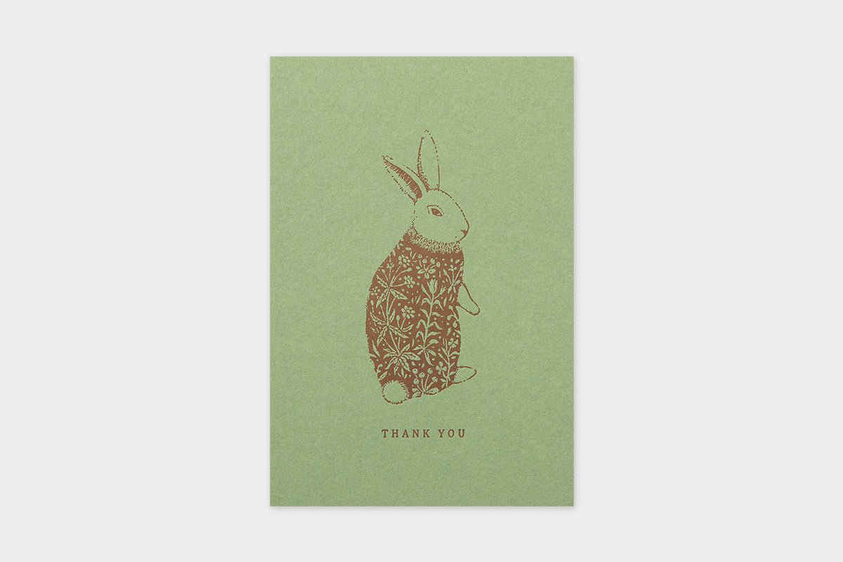 Art Touch Tamane Iwata Letterpress Postcard / TOUCH & FLOW - bungu