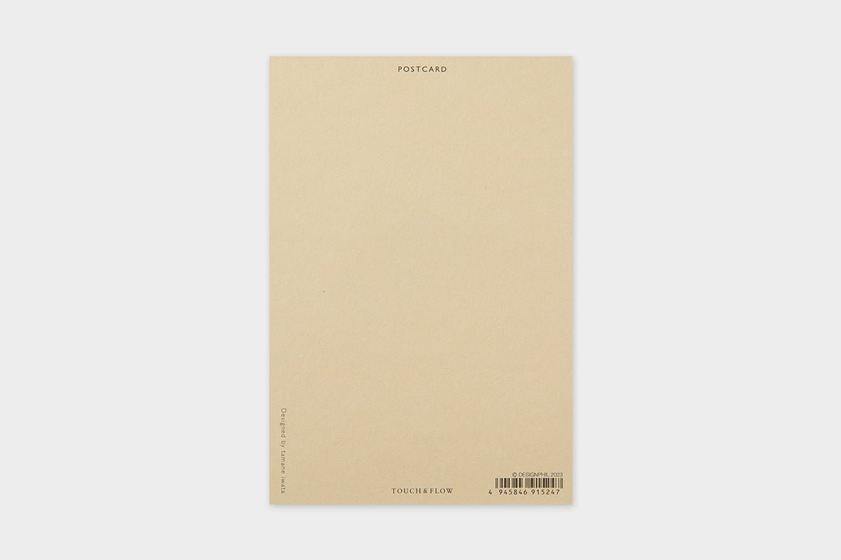 Art Touch Tamane Iwata Letterpress Postcard / TOUCH & FLOW - bungu
