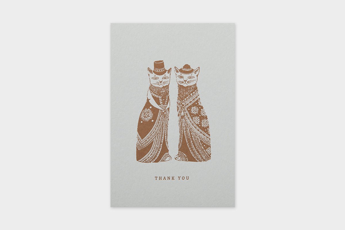 Art Touch Tamane Iwata Letterpress Postcard / TOUCH & FLOW - bungu