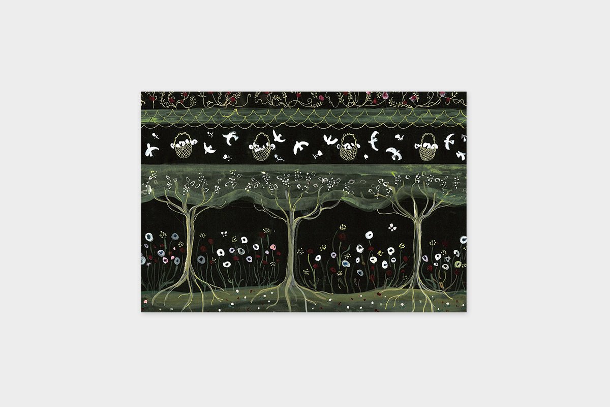Art Touch Yukiko Moriyama Postcard / TOUCH & FLOW - bungu