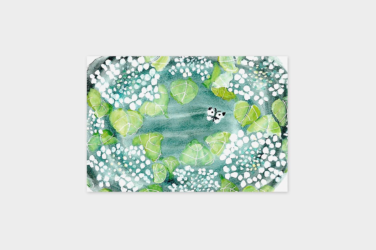Art Touch Yukiko Moriyama Postcard / TOUCH & FLOW - bungu