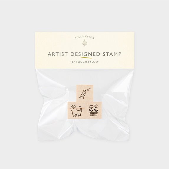 Artist Stamp Series by Yoshiko Torisu / TOUCH & FLOW - bungu