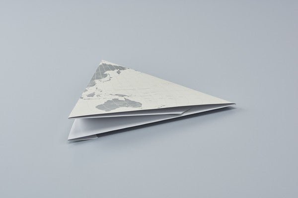 AuthaGraph World Map Platinum / Marumo Printing Stationery - bungu