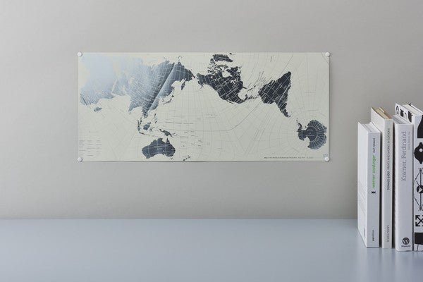 AuthaGraph World Map Platinum / Marumo Printing Stationery - bungu