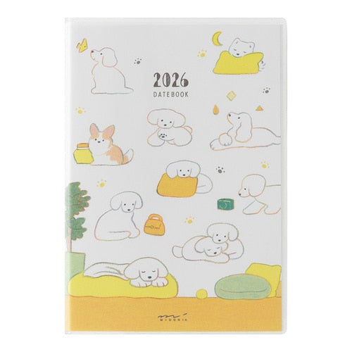 Natsumi Teraoka Puppy Pocket Diary 2026 / MIDORI