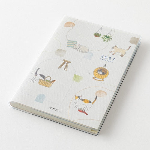 Cat Pocket Diary 2027 / MIDORI