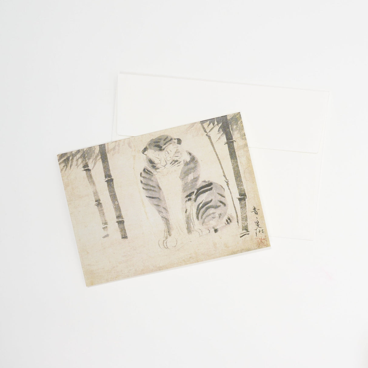 Bamboo and Tiger Greeting Card / Benrido - bungu