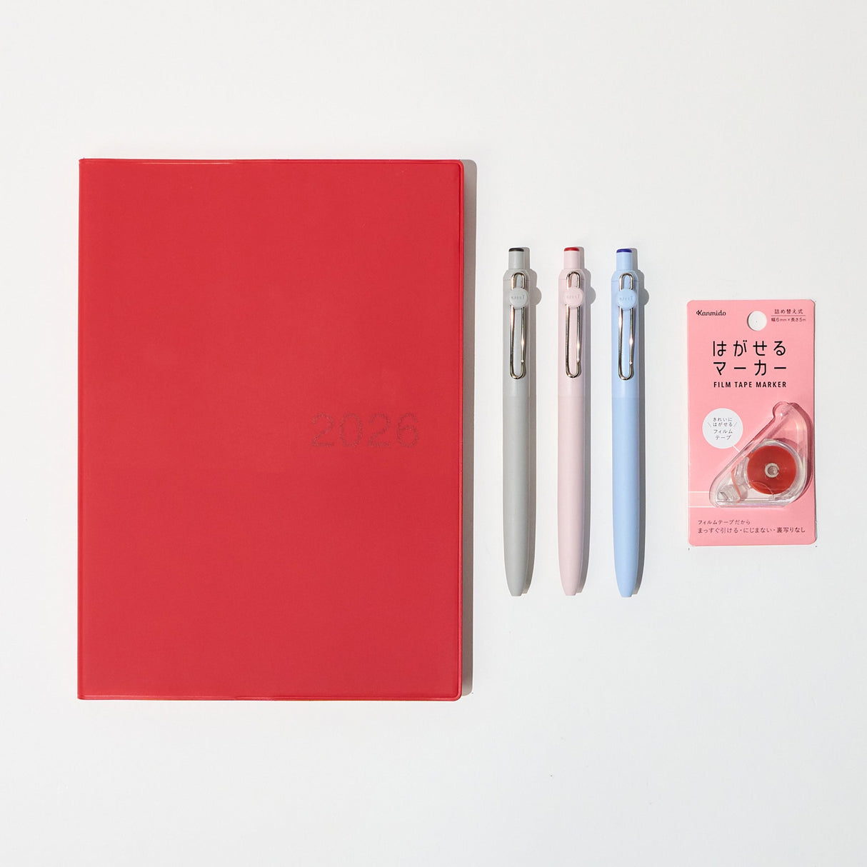 Basic 2026 Planner Bundle – Red - bungu